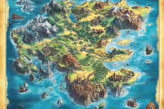 design fantasy maps with detailed lore based elements