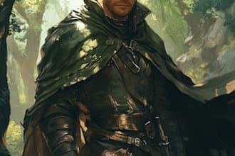create custom dnd fantasy character design
