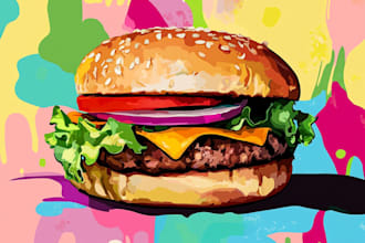 do food illustration for your game items
