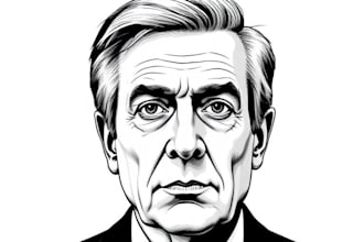 create a awesome wsj style hedcut portrait for you