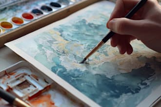 paint a watercolor portrait