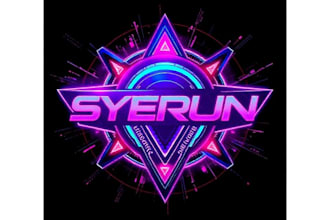 make a cool typography logo cyberpunk or mecha futuristic