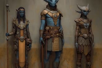 draw fantasy character art and fantasy character art