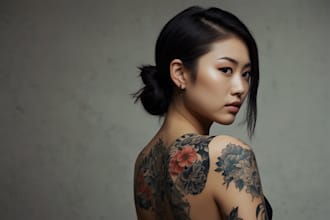making a unique japanese tattoo design