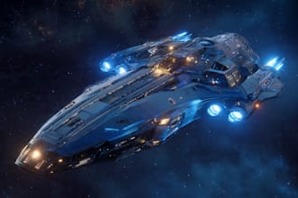 design spaceship, sci fi illustration and sci fi art
