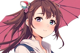 paint your character in gorgeous manga or anime style