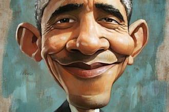 do digital political cartoon for political cartoon