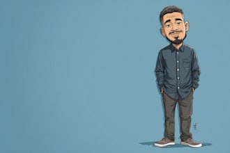 create a political or satirical cartoon