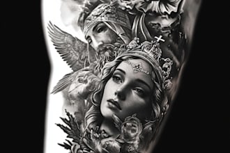 design a chinese logo or custom chinese character tattoo