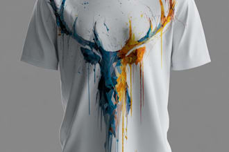 create unique streetwear or artsy tshirt designs