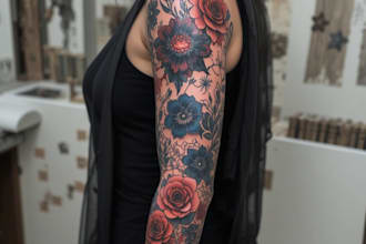design a modern and minimalist tattoo design