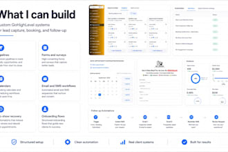 set up gohighlevel CRM and automation