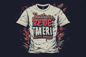 make a  typography christian tshirt design