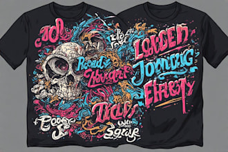 design modern and vintage christian t shirt graphics
