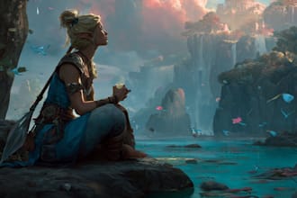 draw fantasy art and concept art illustration