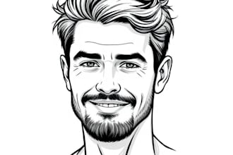illustrate a awesome vector portrait illustration