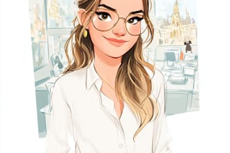 do cute disney cartoon portrait