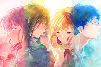 draw your character in japanese anime or manga style