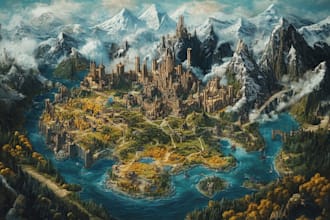 do fantasy map design