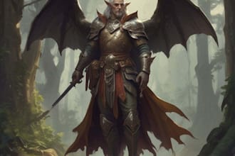 create fantasy dnd characters or dd oc character