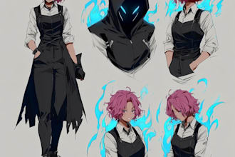 draw character illustration, character design