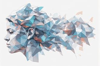 design unique geometric low poly  for you