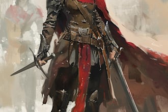 fantasy dnd character illustration