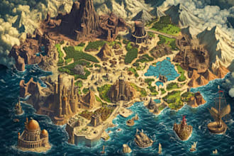 create your fantasy city map