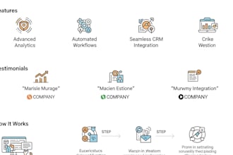 design a modern landing page for lead generation and sales funnel conversion