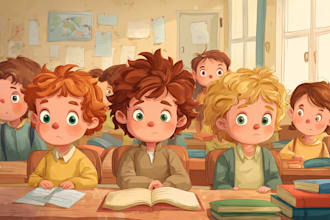 children book illustration and children book illustration