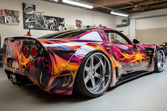 draw car wrap vehicle wrap truck wrap racing car wrap
