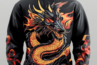 do custom hoodie design or clothing design