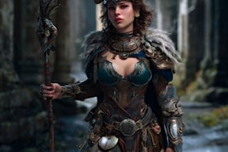 do fantasy character art for you