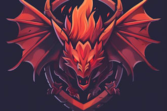 a custom fantasy logo