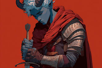 draw  dnd character art and dnd character art