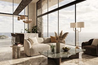 design interior exterior 3d renderings real estate project