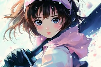 draw commission into anime or manga style art