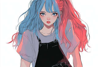 design anime banner with eye catching style