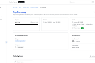 develop a fullstack web application
