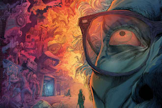 comic book illustration with comic book illustrator