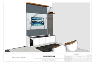 create custom interior elements, TV wall, partition, etc