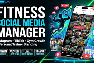 manage social media for fitness coaches gyms personal trainers weight loss brand