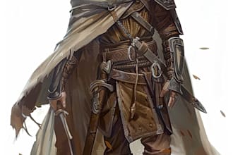 fantasy dnd character illustration