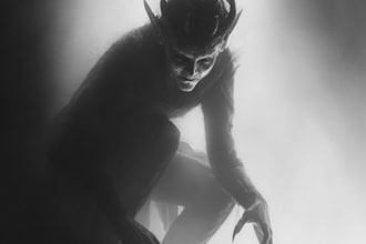draw dark, punk, goth, horror character in comic like style