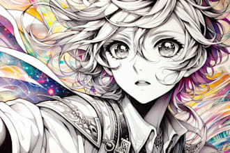 draw anime manga character illustration