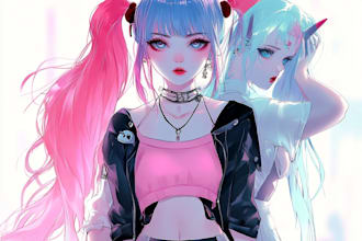 draw anime portrait with realistic anime style