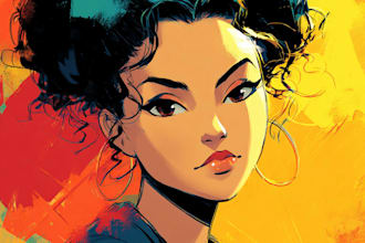 comic book illustration with comic book illustrator