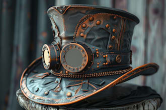 design a unique hat or cap with tech pack