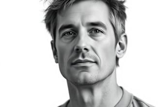 illustrate a marvelous wsj style hedcut portrait art