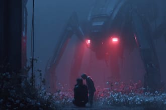 create vintage comic, horror and sci fi art
